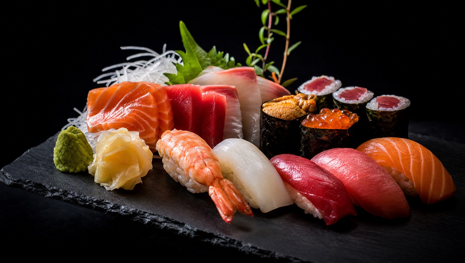 Sushi platter at Citron Baltimore